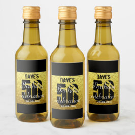Personalisiert 50. Geburtstagsparty Mini Gefallen Weinetikett