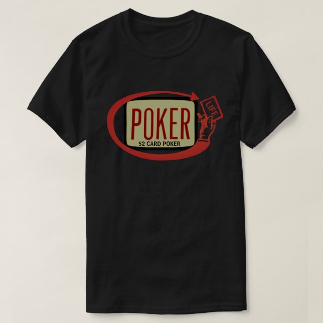 Personalisiert 52-Karten-Poker-Lebensdauer-T - Shi T-Shirt (Design vorne)
