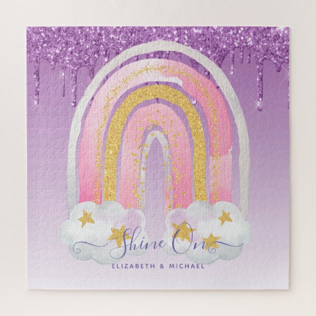 Personalisiert 676 Piece JIGSAW Weihnachts Rainbow (Vertikal)