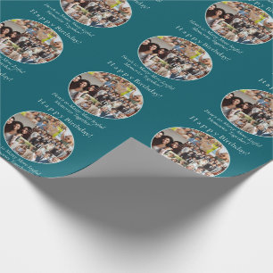 Personalisiert 6-Fotos-Familie & Ehefrau zum Gebur Geschenkpapier