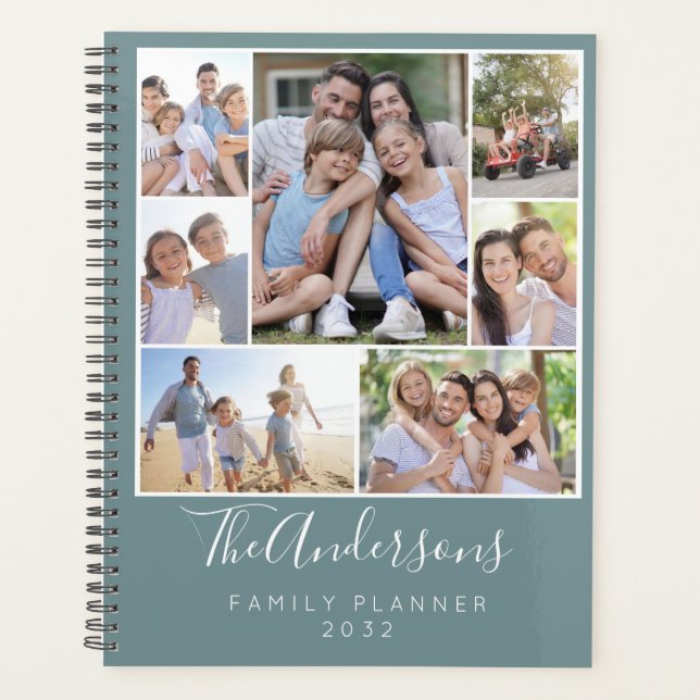 Personalisiert 7 FotoCollage-Familie Planer (Vorderseite)