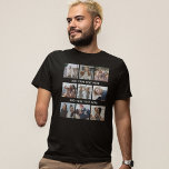 Personalisiert 9 FotoCollage T-Shirt<br><div class="desc">Erstellen Sie Ihren eigenen T - Shirt mit einer 9-Bildvorlage und 2 Vorlagen mit einfacher Textform, die Sie anpassen können.</div>