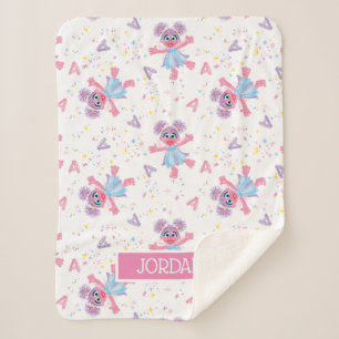 Personalisiert Abby Cadabby Sparkle Muster Sherpadecke