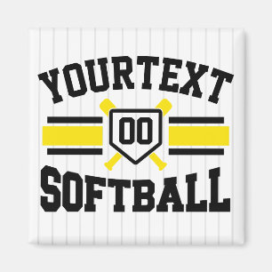Personalisiert ADD NAME Software Player Varsity Te Magnet