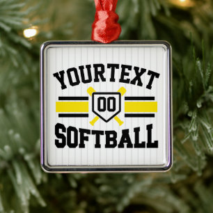 Personalisiert ADD NAME Software Player Varsity Te Ornament Aus Metall