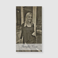 Personalisiert addieren Sie Foto und Text