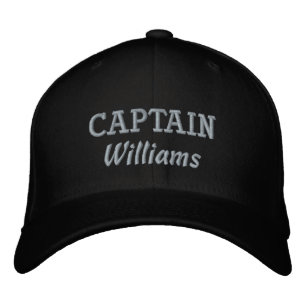 Personalisiert addieren Sie Namenskapitän Bestickte Baseballkappe
