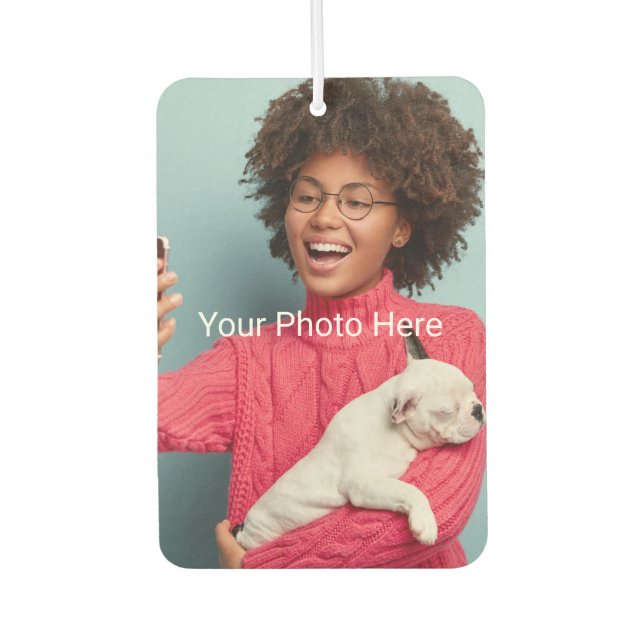 Personalisiert Air Freshener Autolufterfrischer (Vorderseite)