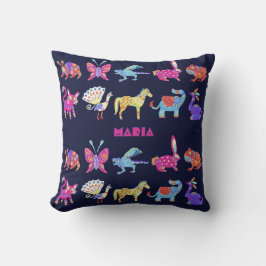 Personalisiert Alebrije Mexikanische Tiere Folk Ar Kissen