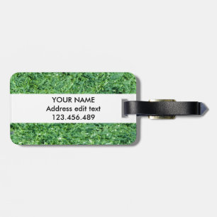 Personalisiert Algengrün Gepäckanhänger