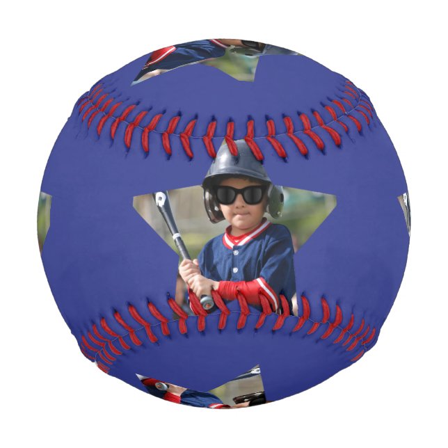 Personalisiert All Star Foto Baseball (Vorderseite)