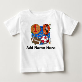 Personalisiert aller Stern-1. Geburtstags-T - Baby T-shirt