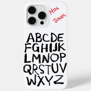 Personalisiert Alphabet des Lehrers Case-Mate iPhone Hülle