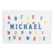 Personalisiert Alphabet Pillowcase