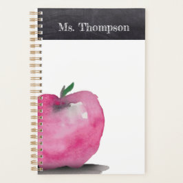 Personalisiert Apple Watercolor Danke, dass Sie Le Planer