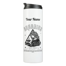 Personalisiert Aquarius Thermal Tumbler Thermosbecher