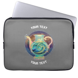 PERSONALISIERT Aquarius ZODIAC SIGN Laptopschutzhülle