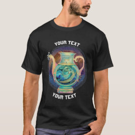 PERSONALISIERT Aquarius ZODIAC SIGN T-Shirt