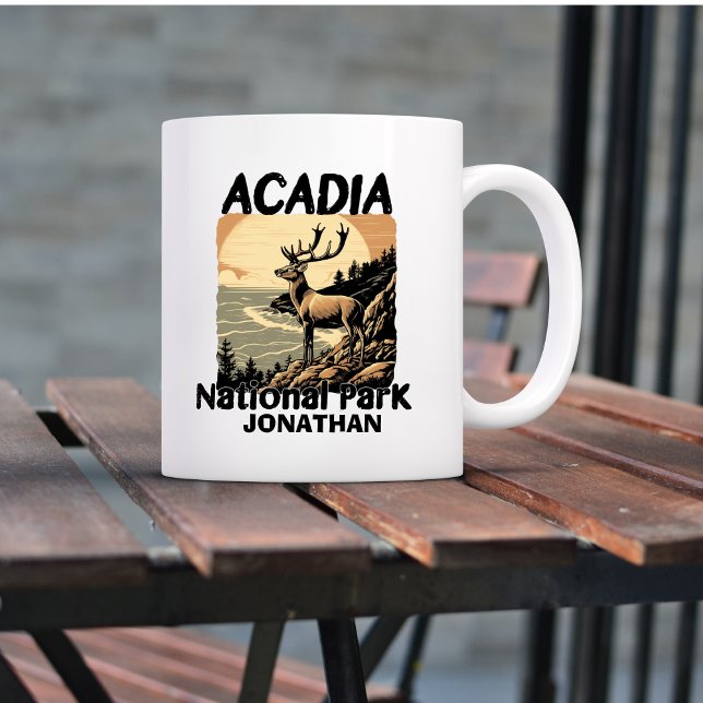 Personalisiert Arcadia National Park Camping Kaffeetasse (Von Creator hochgeladen)
