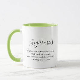 Personalisiert Aries Zodiac-Zeichen Name und Merkm Tasse