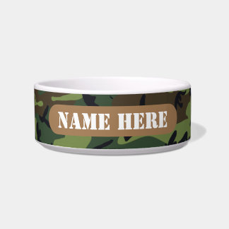 PERSONALISIERT ARMY CAMOUFLAGE BOWL NAPF