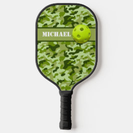 Personalisiert Army Green Camouflage Pickleball Schläger