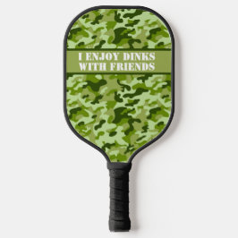 Personalisiert Army Green Camouflage Pickleball Schläger