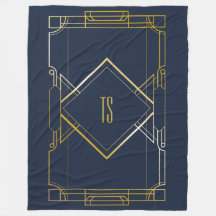 Personalisiert Art Deco Fleece Blanket