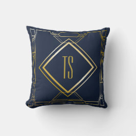 Personalisiert Art Deco Kissen / Kissen
