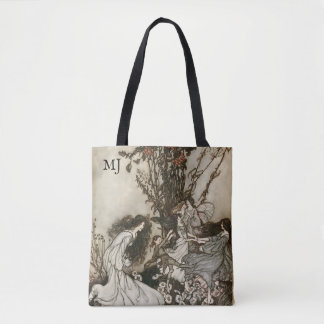 Personalisiert Arthur Rackham Fairies Fantasy Tasc Tasche