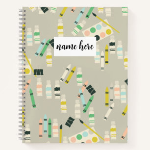 Personalisiert Artist Sketchbook Notizbuch
