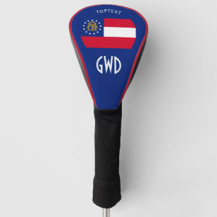 Personalisiert auf der georgischen Staatsflagge Golf Headcover