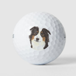 Personalisiert Aussie Australian Shepherd Golfball