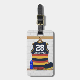 Personalisiert Aussie Rules Football Jersey BRY Gepäckanhänger