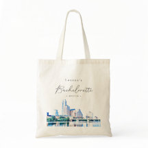 Personalisiert Austin Skyline Junggeselinnen-Absch