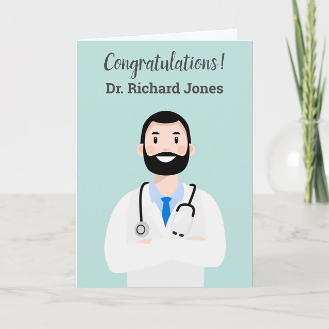 Personalisiert Avatar Doctor Karte (Vorderseite)
