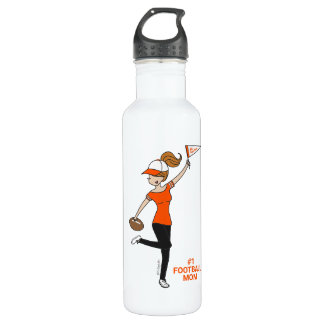 Personalisiert Avatar Nr. 1 Fußballfan Edelstahlflasche