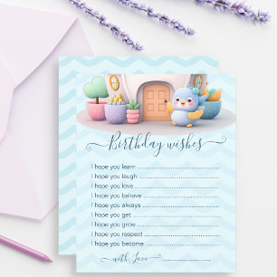 Personalisiert Baby Birthday Wunschkarte mit Drago