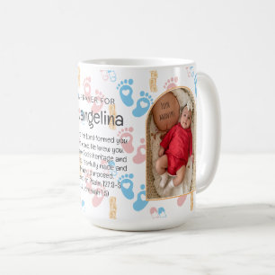 Personalisiert Baby Christlich Gebet Keepake Kaffeetasse