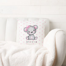 Personalisiert Baby Girl's Teddy Bär Pink Hearts