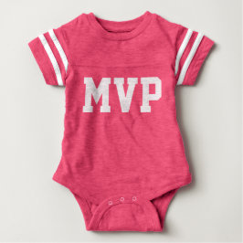 Personalisiert Baby MVP Football Jersey Bodysuit Baby T-shirt