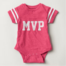 Personalisiert Baby MVP Football Jersey Bodysuit