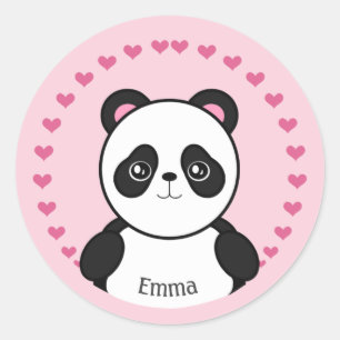 Personalisiert Baby Panda Stickers