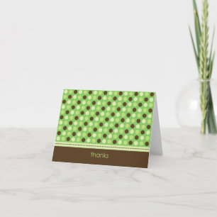 Personalisiert Baby Polka Dot Dankeschön Karte (Li