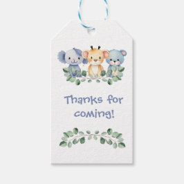 Personalisiert Baby Safari Tiere Geschenkanhänger