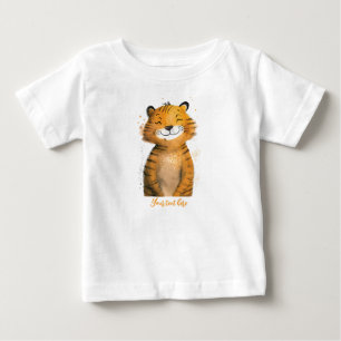 Personalisiert Baby Tiger T-Shirt