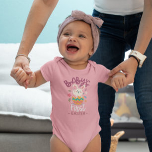 PERSONALISIERT BABYS ERSTER OSTER BABY STRAMPLER