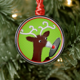 Personalisiert Badminton Holiday Gift Ornament Aus Metall