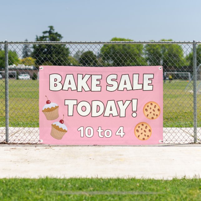 Personalisiert Bake Sale Banner (Insitu)