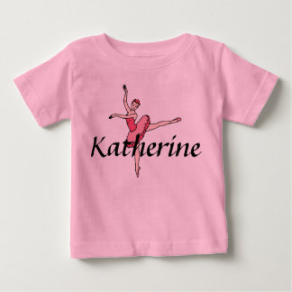 Personalisiert Ballerina Baby Bodysuit T-shirt